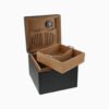Cigar Humidor black Cube (60 Cigars)