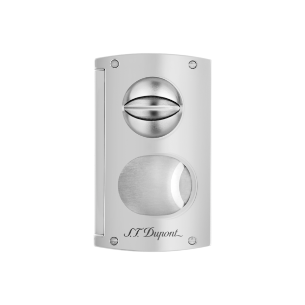cigar cutter Double blade silver
