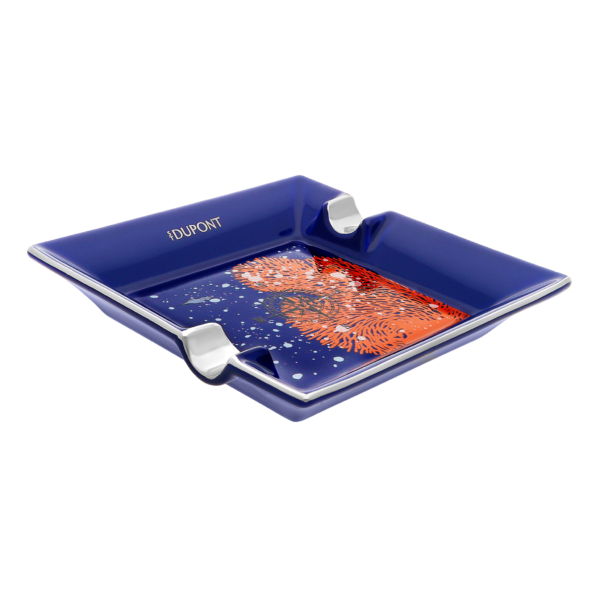 006153_2 ashtray Porcelain 20'000 Leagues under the seas royal blue
