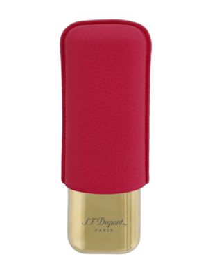 183245_02 2 cigar case Leather case fuchsia pink