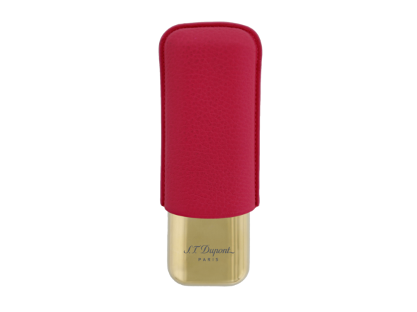 183245_02 2 cigar case Leather case fuchsia pink