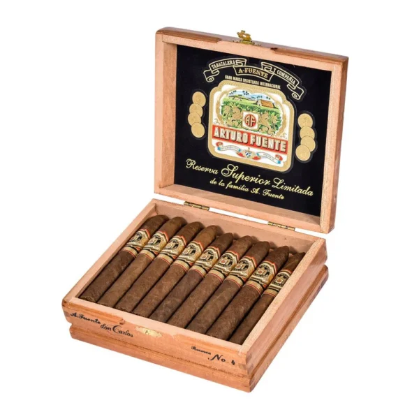 Arturo_Fuente_Don_Carlos_Reserva_Superior_No_4_Cigar_Box_Open_1310x_crop_center Arturo Fuente Don Carlos Reserva Superior No. 4 Cigar