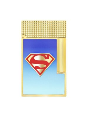 C16027CL_1_1920x_3b7b163a-3941-4549-b0f5-7893f1f389c9_720x S.T. Dupont Line 2 Superman DC Comics Yellow Gold Flint Lighter