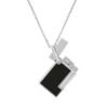Lighter Necklace S.T. Dupont Chrome and Black