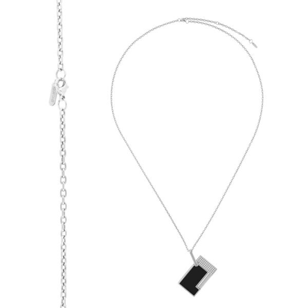 Lighter Necklace S.T. Dupont Chrome and Black