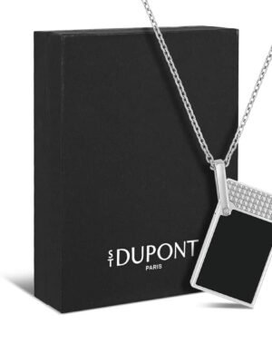 Lighter Necklace S.T. Dupont Chrome and Black