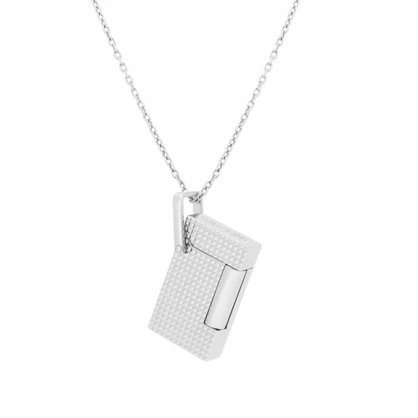 collier-briquet-st-dupont-argente-001.jpg Lighter Necklace S.T. Dupont silver