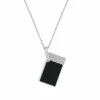 Lighter Necklace S.T. Dupont Chrome and Black